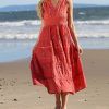 Women * | Ananda'S Collection | Coral Midi Dress Women