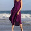 Women * | Ananda'S Collection | Purple Sleeveless Maxi Dress Women